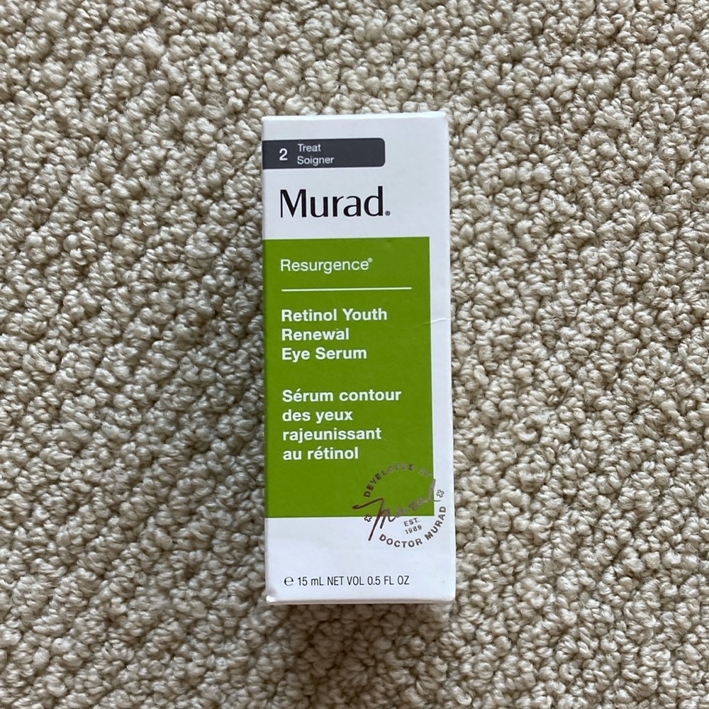 NEW MURAD Retinol Youth Renewal Eye Serum NIB 0.5 fl oz Full Size New With Box